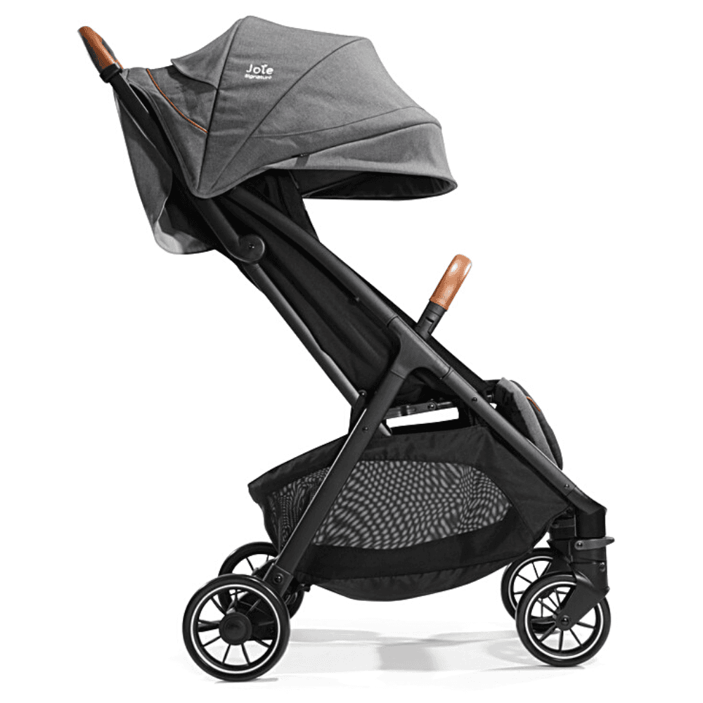 Joie Signature Lightweight Parcel Stroller with Accessories for Newborn to 22 kg - Carbon or Eclipse