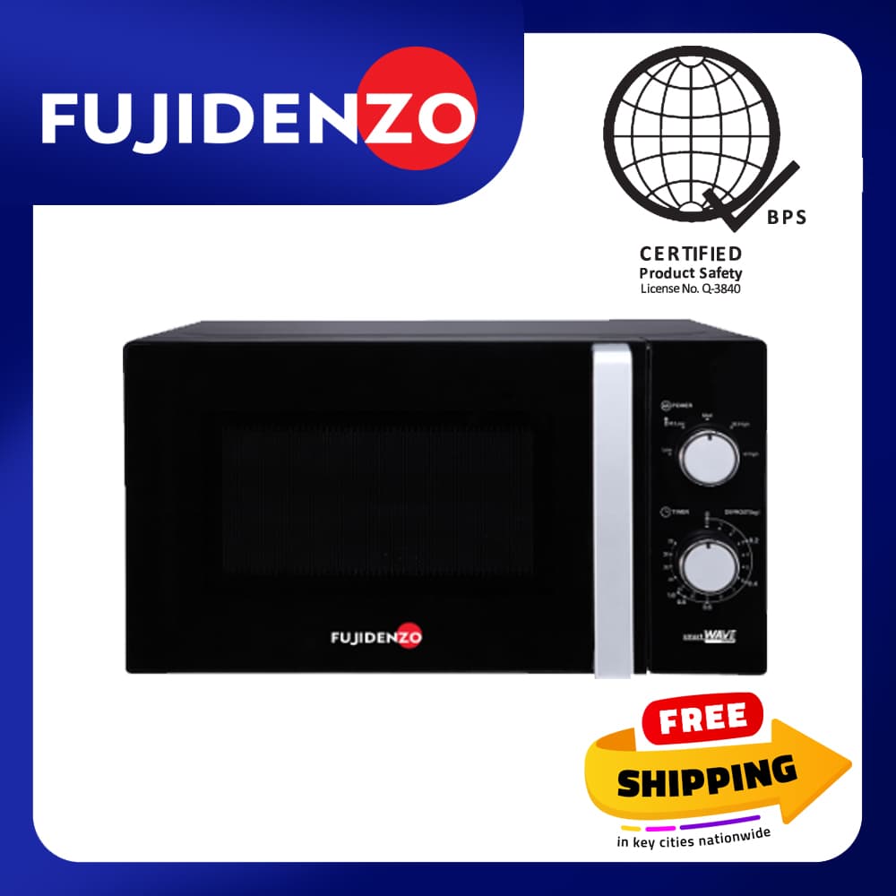 Fujidenzo 20-Liter capacity Microwave Oven MM22 BL (Black)