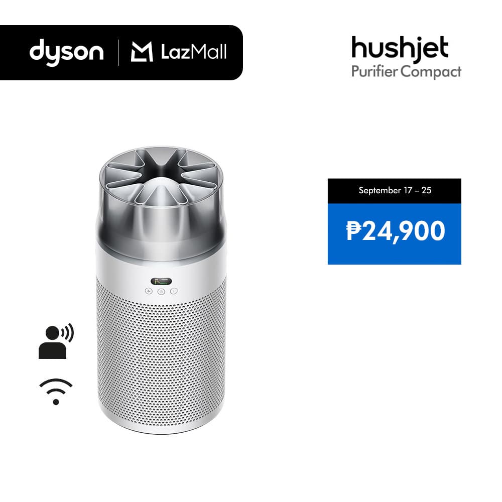 Dyson HushJet ™ Purifier Compact (White/Silver)