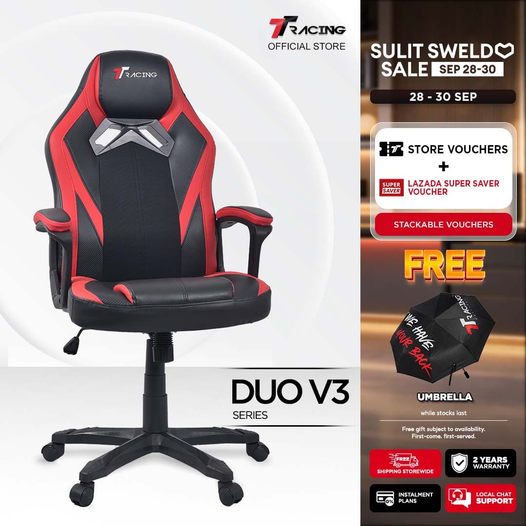 TTRacing Duo V3 Duo V4 Pro Gaming Chair Ergonomic Office Chair Gaming Seat - 2 Years Official Warranty