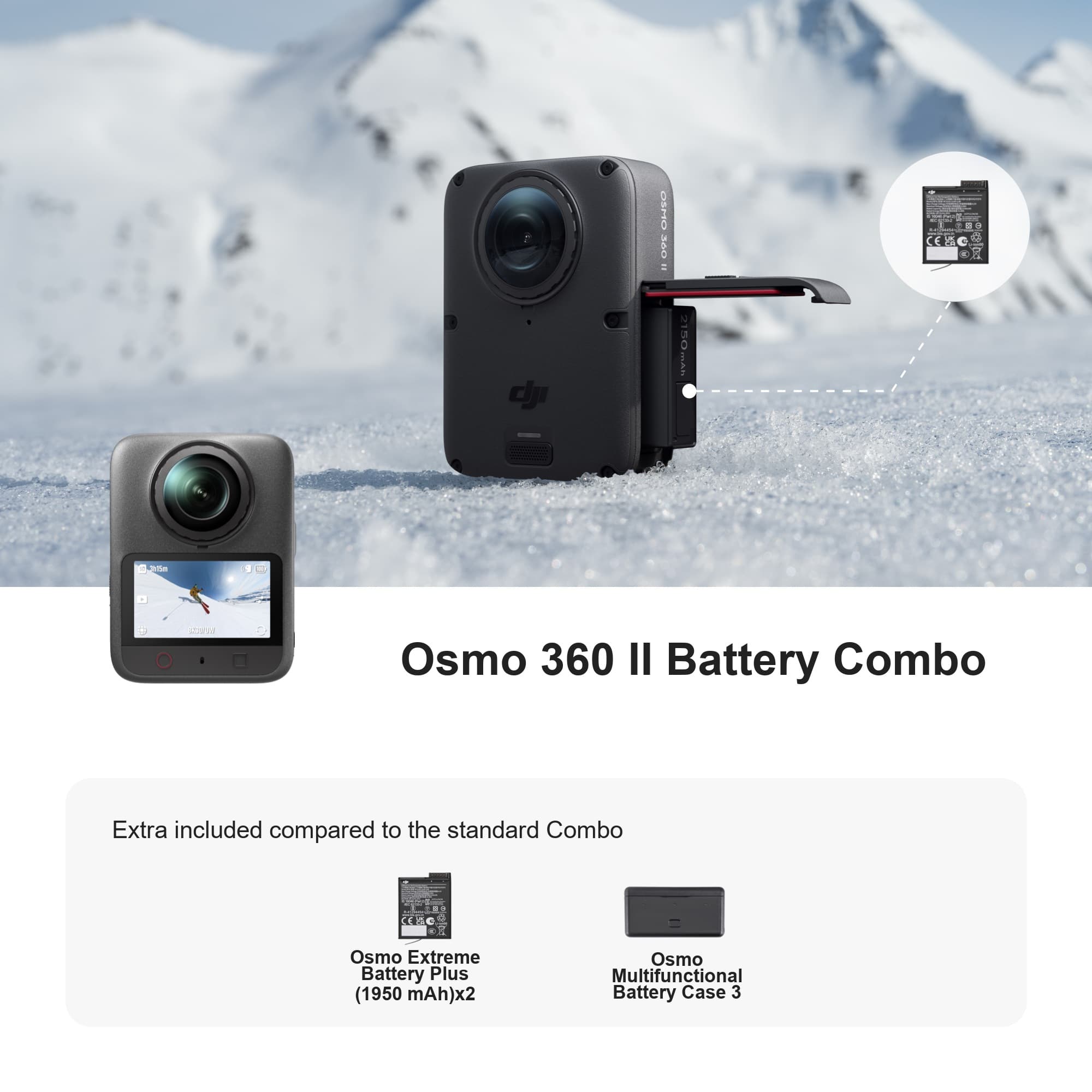 DJI Osmo 360 II, 8K 360° Camera
