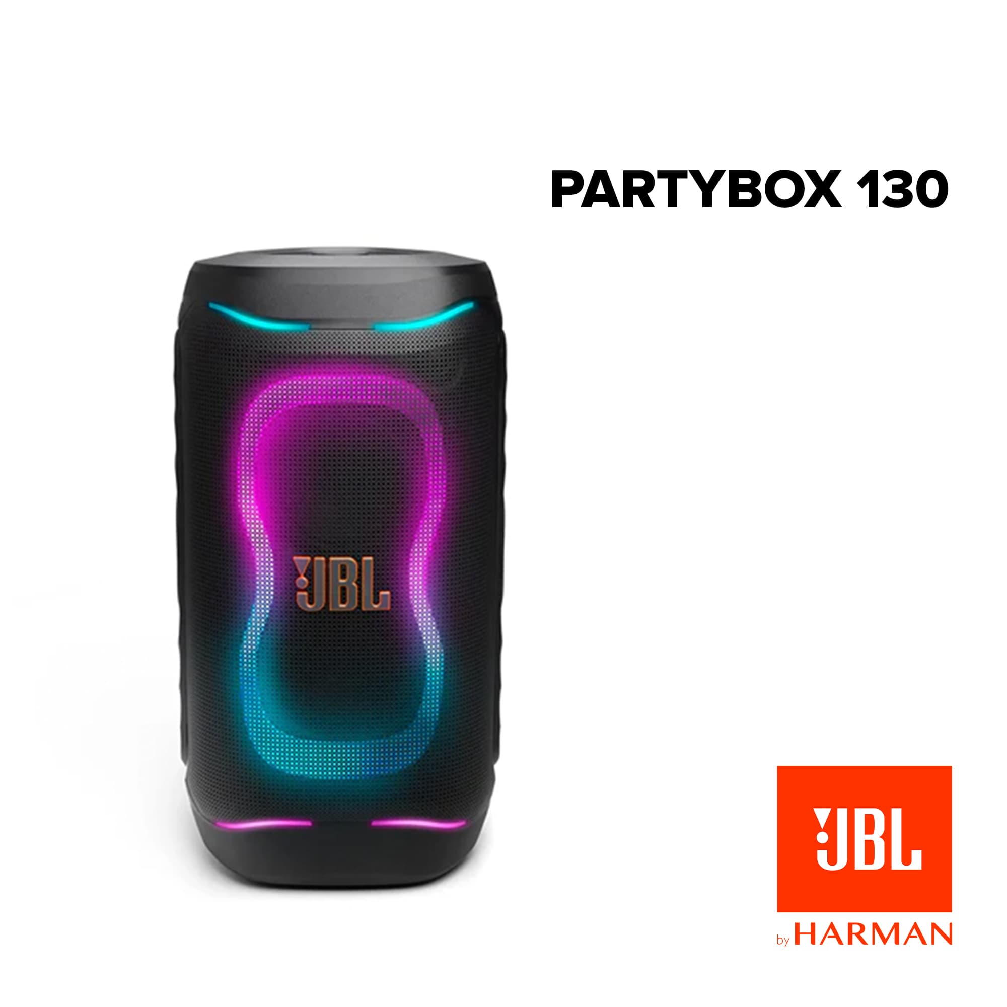 JBL Partybox Club 130 / Partybox Club 120 Portable Party Speaker with Built-in Lights, Powerful Sound and deep bass