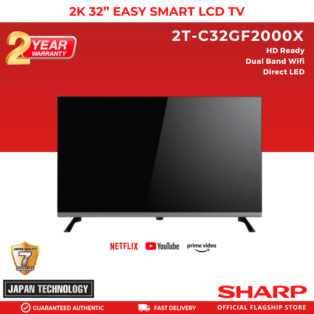 SHARP 2T-C32GF2000X 32" 2K SMART TV