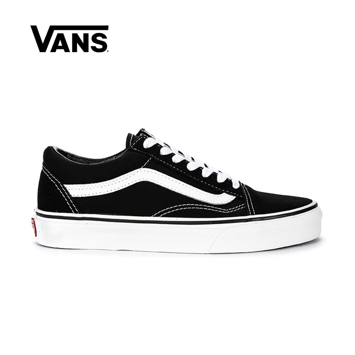 Vans Old Skool Black/White Canvas Sneakers For Unisex