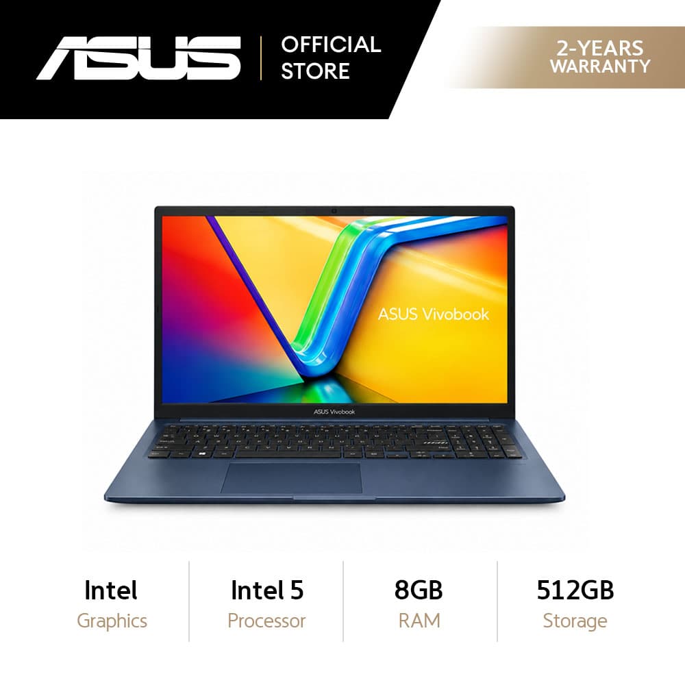 Asus Vivobook X1504VA-BQ4472WSM 15.6" Full HD Intel Core 5 8GB 512GB SSD Intel Graphics Windows 11 Laptop