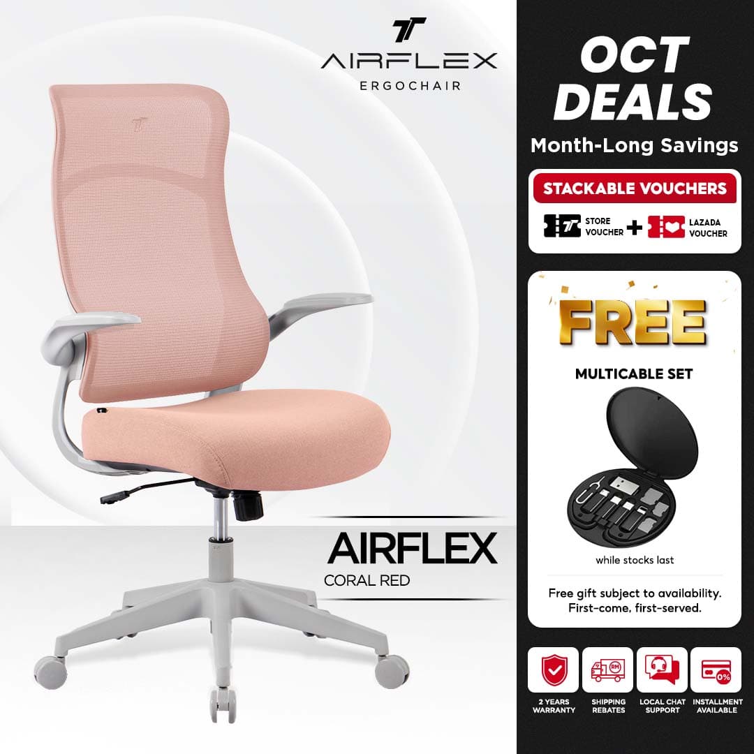 TT Airflex Ergochair Home Office Mesh Chair