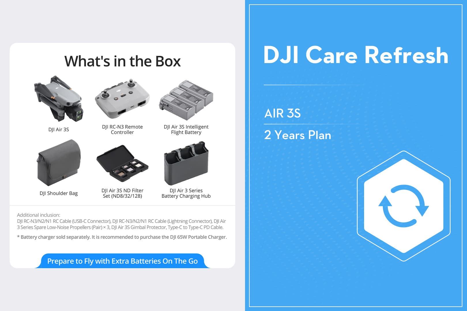 DJI Air 3S - Camera Drones