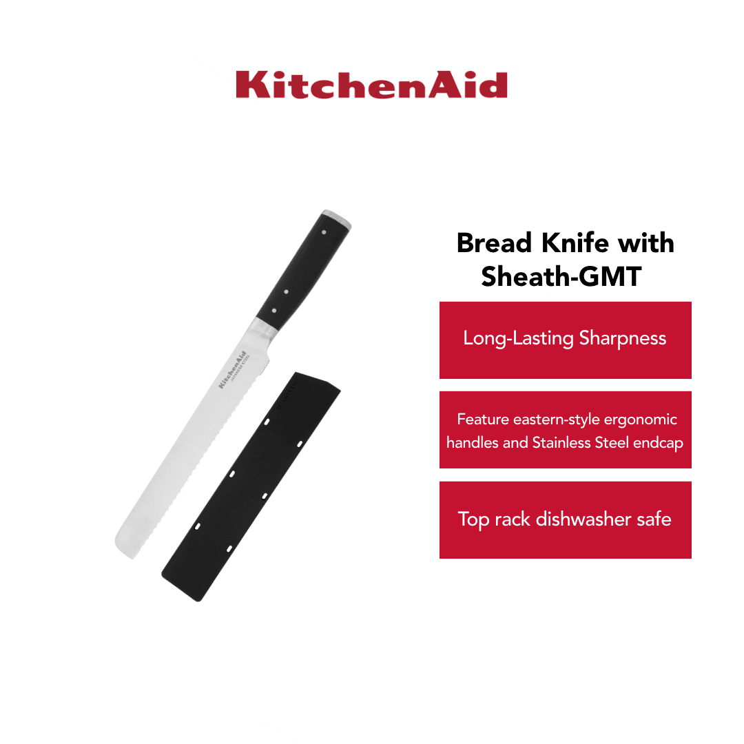 KitchenAid Bread Knife with Sheath-GMT